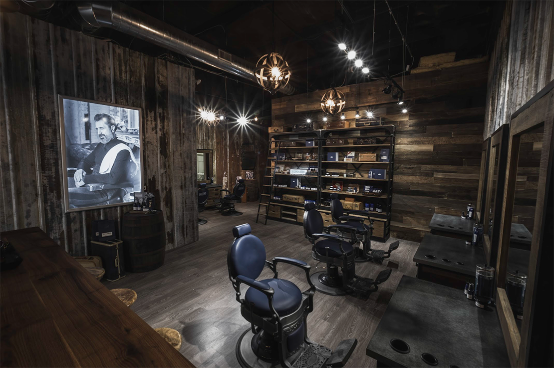 starting a barber shop business with dark aesthetic