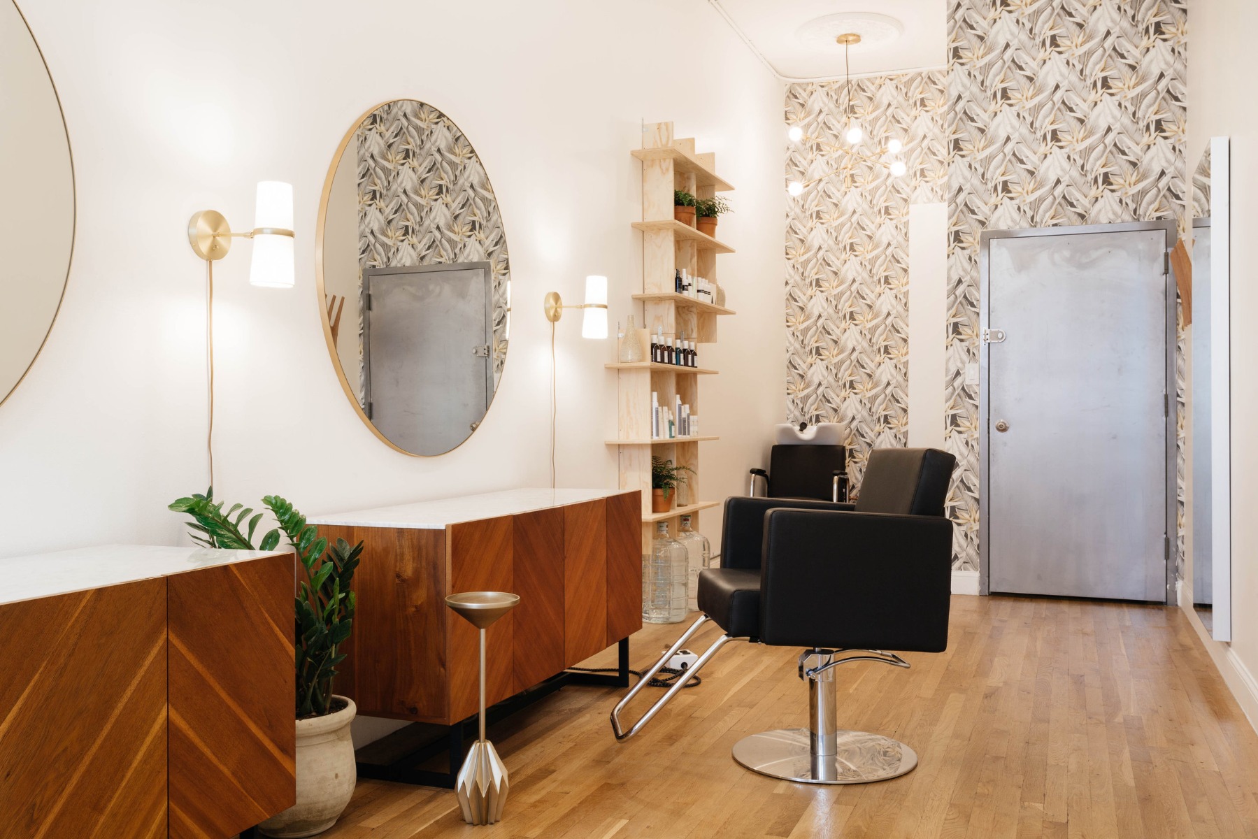 Hardwood Salon Flooring