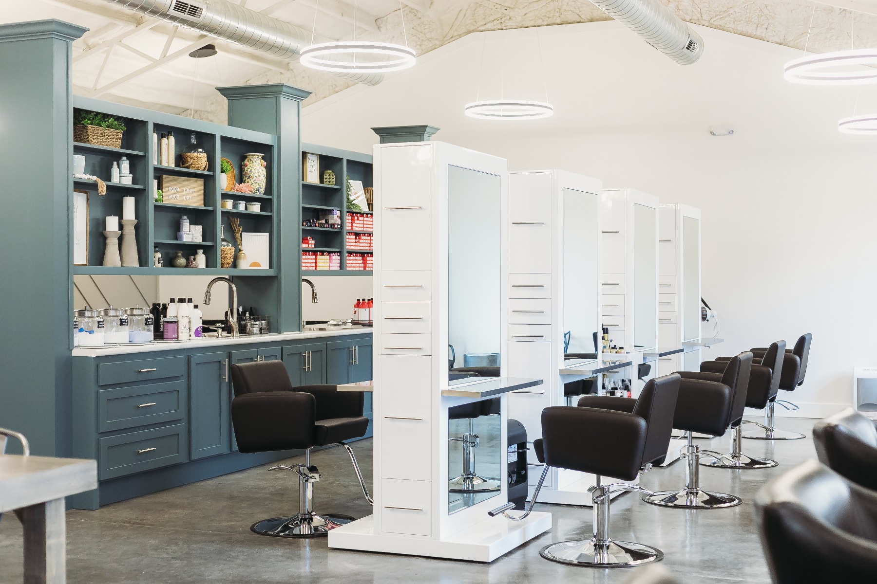 Concrete Salon Flooring